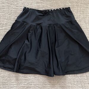 Elegant Black Women's Skort